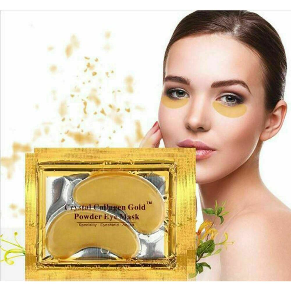 60 Pcs Gold Crystal Collagen Eye Mask Patch Wrinkle Anti Aging Dark Circle Pads